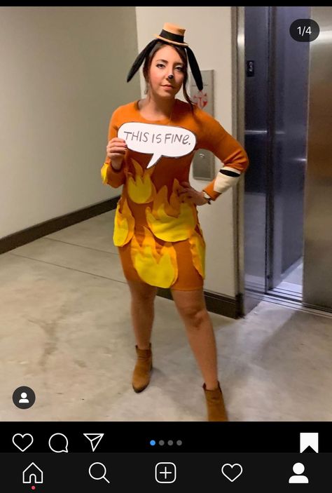 This Is Fine Costume, Diy Costumes Halloween, Meme Couple, Kid Costumes, Meme Costume, Halloween Party Planning, Halloween 23, Halloween Science, Clever Halloween Costumes