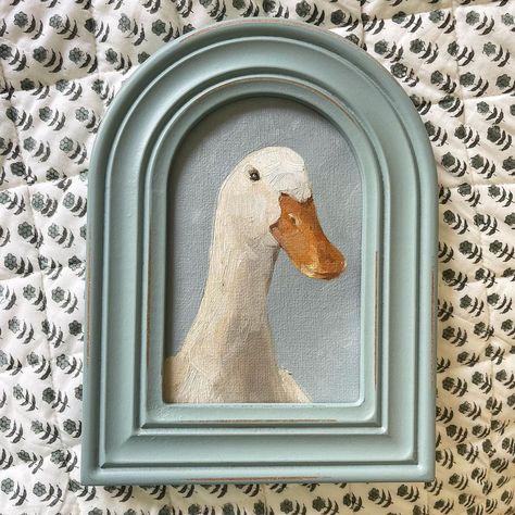 Sarah Elizabeth 💙 Oil Painter | Seems as though ducks just HAD to be painted today. Glad to volunteer. When it’s a portrait of a duck like this I can help but be so… | Instagram Vintage Boys Room, Sarah Elizabeth, Kids Room Paint, Baby Painting, A Duck, Oil Painters, Canvas Paper, Watercolor Animals, Diy Wall Art