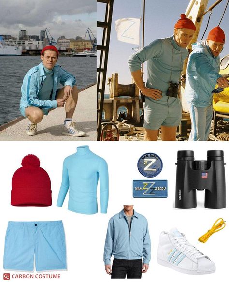 Klaus Daimler from The Life Aquatic with Steve Zissou Costume | Carbon Costume | DIY Dress-Up Guides for Cosplay & Halloween The Life Aquatic Costume, Life Aquatic Costume, The Life Aquatic With Steve Zissou, Steve Zissou Costume, Aquatic Costume, Life Aquatic With Steve Zissou, New Hunger Games, The Life Aquatic, Summer Film