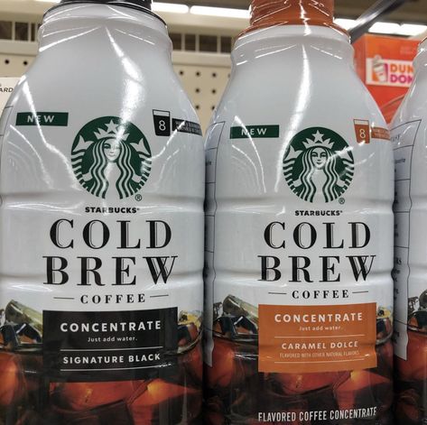 Bottled Cold Brew, Starbucks Cold Brew, Cold Brew Concentrate, Starbucks Bottles, Cold Brew Coffee Concentrate, Cold Brew Recipe, Starbucks Caramel, Coffee Concentrate, Caramel Coffee