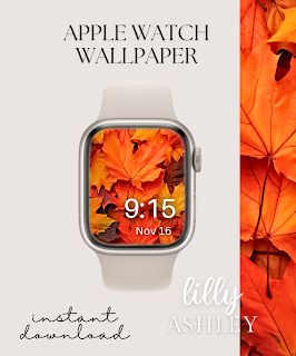 Lilly Ashley: Beautiful Fall Inspiration: Spruce Up Your Porch for Fall with Colorful Accents + Free Fall Phone Wallpapers Apple Watch Wallpaper Free, Free Apple Watch Faces, Iphone Refresh, Free Apple Watch, Choosing Paint, Free Falling, Fall Inspiration, Fall Apples, Fall Color Palette