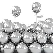 Silver Party Decorations, Silver Balloons, Birthday Decorations For Men, Boy Birthday Decorations, Silver Balloon, Mini Balloons, Girl Birthday Decorations, Metallic Balloons, Anniversary Decorations