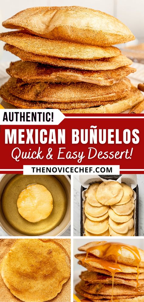 Fry Flour Tortillas For Tacos, Easy Bunuelos Recipe Mexican, Banuelos Recipe Easy, Dessert Recipes With Tortillas, Cinnamon Crisps From Tortillas, Flour Tortilla Desserts, Desserts Made With Tortillas, Desserts Using Flour Tortillas, Corn Tortilla Dessert Recipes