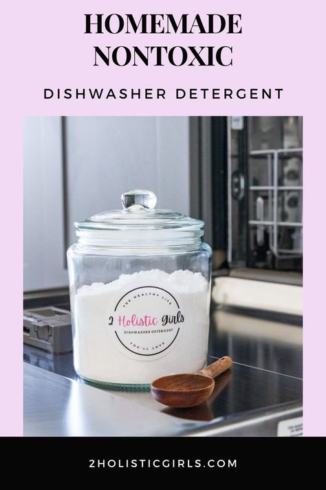 Homemade Nontoxic Dishwasher Detergent | Homemade dishwasher soap without chemicals Dishwasher Detergent Diy, Homemade Dish Detergent, Diy Dishwasher Cleaner, Diy Dishwasher Soap, Homemade Dishwasher Soap, Natural Dishwasher Detergent, Diy Dishwasher Detergent, Diy Detergent, Homemade Dishwasher Detergent