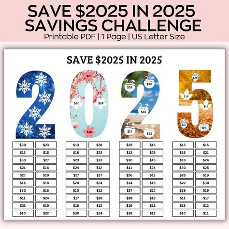 Save 2025 in 2025 AND Save 225 in 2025 Savings, Low-income savings challenges, Saving Challenge Printable, Monthly Money Saving  Are you ready to tackle your savings goals? Our A6 Savings Challenge bundle is here to help. This collection includes a variety of mini savings challenge printables designed to make tracking your progress a breeze. Each challenge features a minimalist design and is perfectly sized to fit your A6 cash or budget binder. The idea is simple: fill in the icon for each savin Saving Money 6 Month Challenge, 6 Month Savings Plan Weekly, Save 2025 In 2025, Money Saving Techniques Monthly, 2025 Savings Challenge, 500 Saving Challenge, Savings Challenge For Kids, 3000 Savings Challenge, Money Saving Challenge Low Income