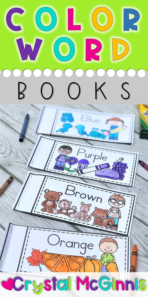 Learning Colors Kindergarten, Colors Unit Preschool, Color Days In Preschool, Preschool Colors Printables Free, Color Lessons Preschool, Color Days For Kindergarten, Color Week Kindergarten, Independent Kindergarten Activities, Colors Week Preschool