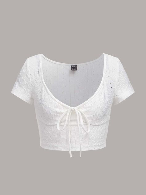 Cute White Shirts, Cute White Tops, Cottagecore Outfits, Cute Preppy Outfits, Women T Shirts, Really Cute Outfits, Types Of Fashion Styles, Cute Shirts