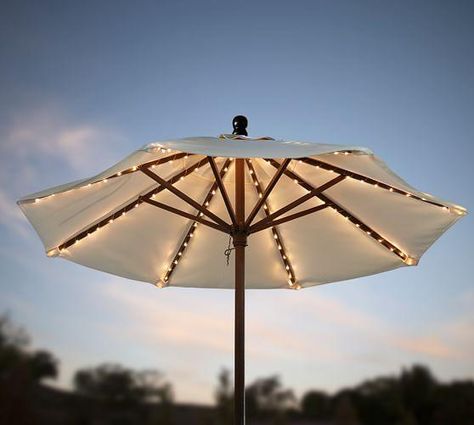 Mini LED Umbrella String Lights Yard String Lights, Outdoor Umbrella Lights, Brewery Decor, Led Umbrella, Patio Umbrella Lights, Best Patio Umbrella, Sun Rooms, Offset Patio Umbrella, Patio String Lights