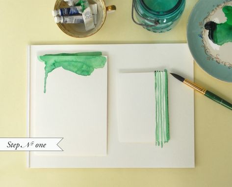 water color stationary Diy Watercolor Notecards, Watercolor Notes, Watercolor Stationary, Notes Letters, Morris Louis, Color Tutorial, Diy Save The Dates, Diy Stationary, Diy Wedding Stationery