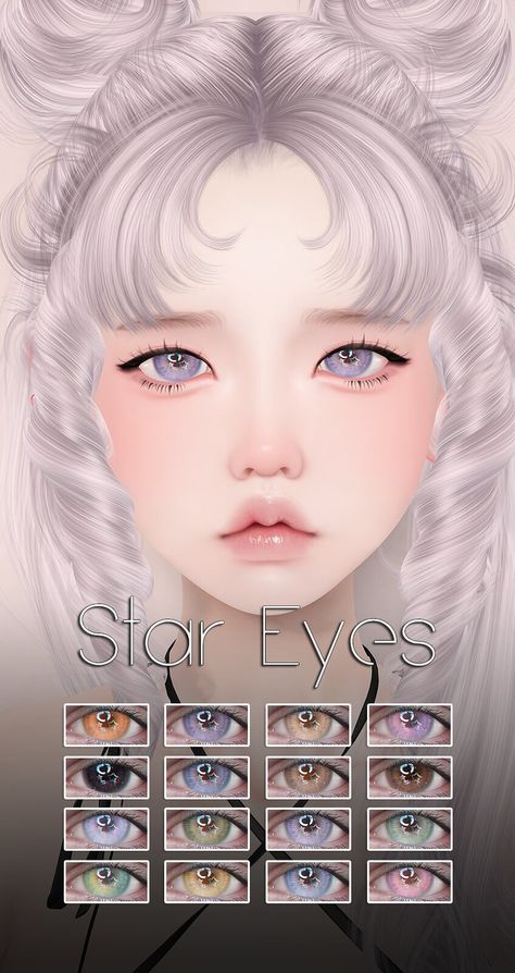 Star Eyes Sims 4 Cc, Sims 4 Cc Cute Eyes, Sims 4 Cc Star Makeup, Sims Eye Makeup, Sims 4 Cute Eyes, Sims 4 Cc Anime Eyes, Sim4 Eyes, Sims 4 Mods Eyes, The Sims 4 Mods Eyes