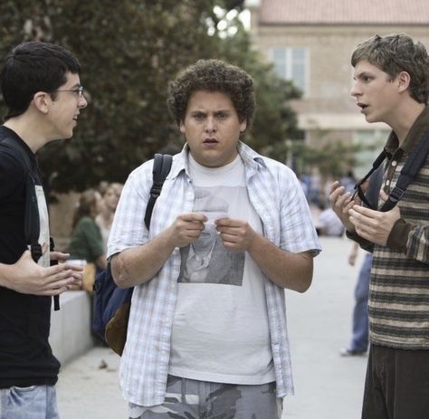 Superbad Movie, Beavis Y Butthead, Jonah Hill, Trio Halloween Costumes, Michael Cera, Cool Gifts For Teens, Top Film, Gifts For Teen Boys, Worst Movies