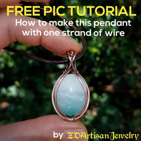 Wire Weaving Tutorial, Wire Wrapped Stone Jewelry, Wire Wrap Jewelry Designs, Wire Wrapping Diy, Ig Profile, Picture Tutorial, Wire Wrapped Jewelry Diy, Wire Jewelry Making, Wire Wrapped Jewelry Tutorials