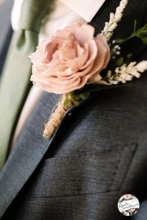 Dusty Rose Boutonniere, Rose Soft, Round Bouquet, Rose Corsage, Cottage Rose, Groomsmen Boutonniere, Rose Boutonniere, Girls Crown, Flower Girl Crown