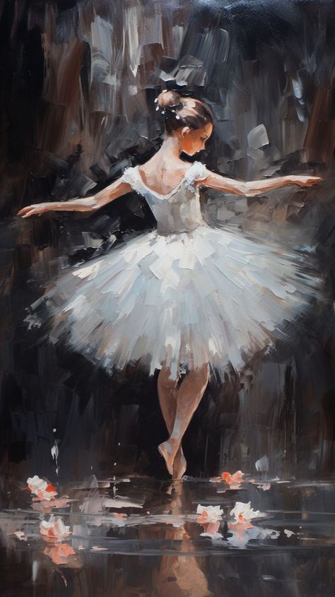 Photos Of Ballerinas, Ballerina Canvas Painting, Ballerina Paint, Ballerina Wallpaper, Ballerina Art Paintings, Ballerina Artwork, Ballet Painting, Ballerina Painting, Dancer Painting