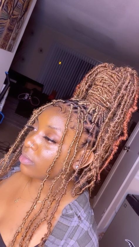 Soft Locs Formal Hairstyles, Pineapple Ponytail With Soft Locs, Soft Locs High Ponytail, Curled Soft Locs, Extended Soft Locs Hairstyles, 28inch Soft Locs, Styles To Put Soft Locs In, Bohemian Soft Locs Hairstyles, Soft Locs Black Women With Color