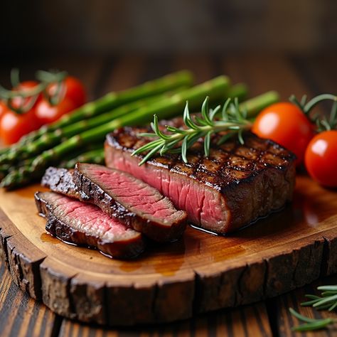 Juicy Grilled Ribeye Steak 🥩
Treat yourself to a perfectly grilled ribeye, crispy on the outside and tender inside. Serve with roasted veggies for a complete and delicious meal!

Ingredients:

2 ribeye steaks 🥩
2 tbsp olive oil 🫒
1 tsp rosemary 🌿
1 tsp garlic powder 🧄
Salt & pepper to taste 🧂
Steps:

Rub steaks with olive oil, rosemary, garlic, salt, and pepper.
Grill on high heat for 3-4 minutes per side.
Let rest, slice, and enjoy!

#SteakNight #GrilledGoodness #TenderAndJuicy Grilled Rib Eye Steak, Grilled Ribeye Steak, Grilled Ribeye, Ribs On Grill, Ribeye Steak, Roasted Veggies, Garlic Powder, Rosemary, Steak