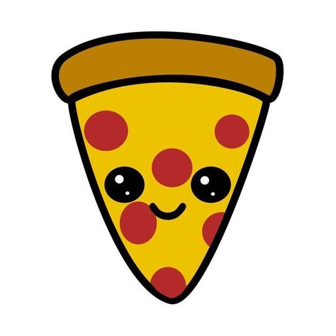 Animated Things To Draw, Cute Pizza Drawing, Kawaii Pizza, Pizza Drawing, Cute Small Drawings, Cute Pizza, Cute Easy Doodles, Desain Quilling, Images Kawaii