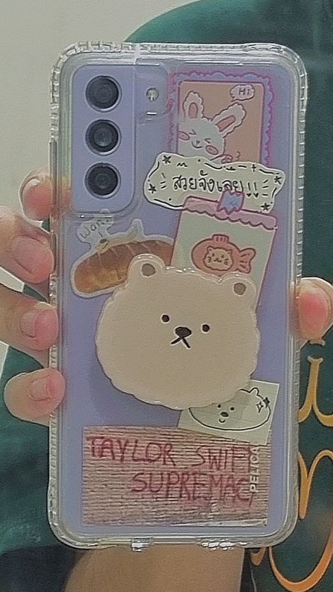 purple clear case photos aesthetic taylor swift cute bear cat bread stickers bunny phonecase Cat Bread, Aesthetic Taylor Swift, Phone Case Ideas, Bear Cat, Photos Aesthetic, Taylor Swift Cute, Case Ideas, Cute Bear, Purple Aesthetic