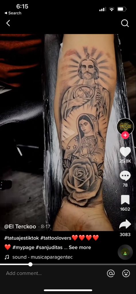 San Judas Tattoo Women, Heart Lock Tattoo, Virgen Mary Tattoo, Lock Tattoo, Handwriting Tattoos, Virgin Mary Tattoo, Mary Tattoo, Pretty Hand Tattoos