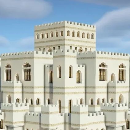 Desert Palace Minecraft, Minecraft Mosque, Minecraft Desert House, Minecraft Details, Desert Castle, Greek Interior Design, Minecraft Desert, Minecraft Castle Blueprints, Castle Minecraft