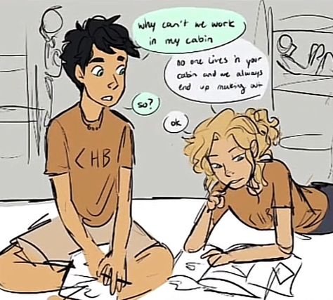 Percy X Annabeth Comic, Percabeth Comics Cute, Percy X Annabeth Fanart, Annabeth And Percy Fan Art, Percy And Annabeth Fan Art, Riordanverse Fanart, Pjo Ships, Percabeth Fan Art, Pjo Art