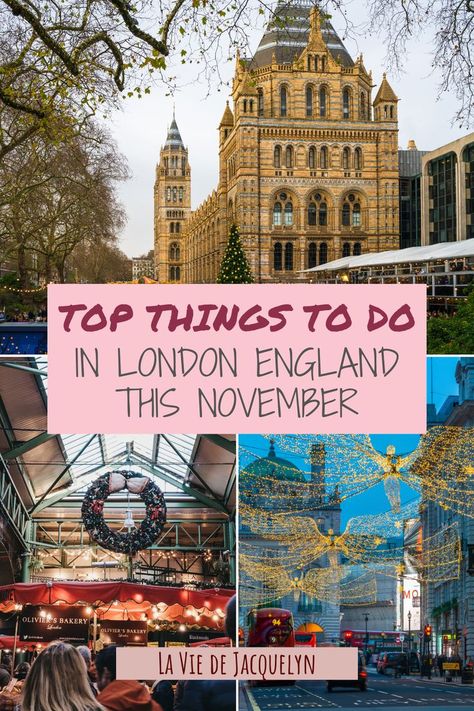 Things To Do In November, London In November, Winter London, Homeschool Field Trips, London Christmas, London Free, Things To Do In London, Fall Travel, Free Things To Do