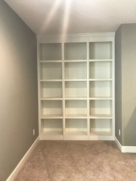 Vinyl Shelf, Hidden Passage, Cube Shelf, Vinyl Room, Craft Spaces, Basement Playroom, Basement Finishing, Box Shelves, Cube Shelves