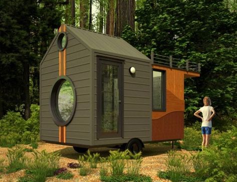 This is the Zen Den Tiny ‘Om’ on Wheels design. It features a contemporary/modern style with a rooftop deck. What do you think? Modern Zen Den 12′ Tiny House on Wheels! Shed Tiny House, Zen Den, Modern Deck, Tiny House Layout, Tiny Cabins, Tiny House Floor Plans, Radiant Floor Heating, Wheels For Sale, Rooftop Deck