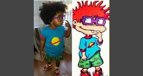 Future Halloween pinspiration Rugrats Costume, Chuckie Rugrats, Painting Tattoos, Kid Costumes, Children Costumes, Curly Kids, Disney Up, Vintage Witch, Toddler Halloween Costumes