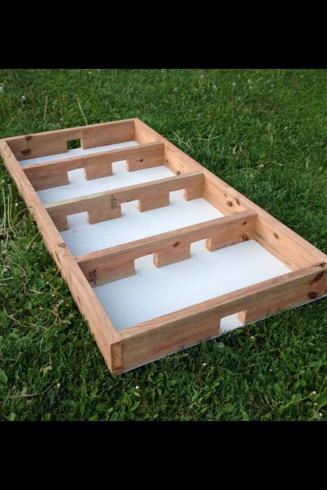 Box hockey game for the cabin - let the fun begin Stag And Doe Games, Box Hockey, Diy Wooden Games, Hockey Diy, Diy Yard Games, Game Diy, Outside Games, Carpentry Projects, Games Diy