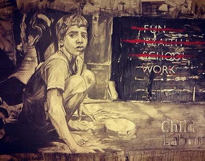 Child Labour, Charcoal Drawing, Human Figure, Labour, Inspiration Board, Behance Portfolio, School Work, New Work, Work On