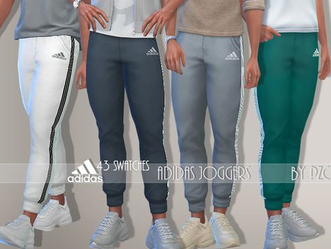 -Adidas Joggers 9096 available in 43 swatches. Found in TSR Category 'Sms 4 Male Athletic' Sims 4 Men Clothing, Sims 4 Male Clothes, Sims 4 Tsr, Sims 4 Traits, Sims4 Clothes, Adidas Joggers, Sims 4 Cc Packs, Sims 4 Collections, Sims 4 Mods Clothes