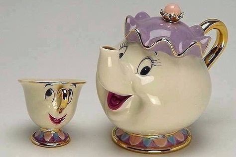 Chip Beauty And The Beast, Disney Coffee Mugs, Disney Mugs, Morning News, Hot Picks, Disney Decor, Teapots And Cups, Disney Beauty And The Beast, Porcelain Teapot