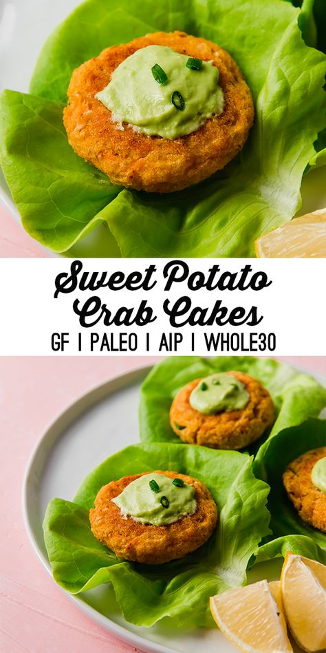 Aip Crab Cakes, Aip Seafood Recipes, Potato Crab Cakes, Paleo Seafood, Aip Foods, Aip Diet Recipes, Unbound Wellness, Autoimmune Recipes, Jack Fruit