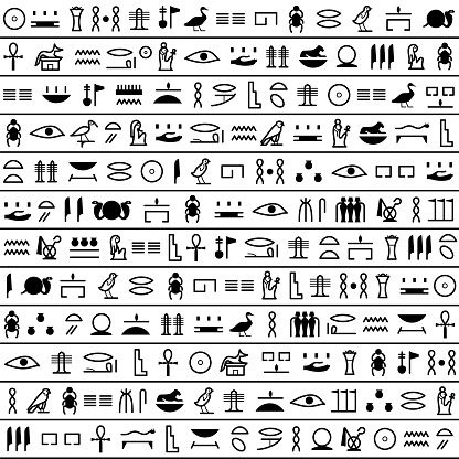 Egyptian Signs, Ancient Egypt Hieroglyphics, Egypt Hieroglyphics, Portal Design, New Egypt, Egypt Culture, Egypt Tattoo, Text Symbols, Egyptian Tattoo