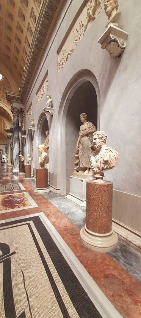 Vatican museum rome italy dark academy dark academia sculptures old money greek roman Old Museum Aesthetic, Greek Museum Aesthetic, Vatican Aesthetic, Italy Museum Aesthetic, Vatican Museum, Old Rome Aesthetic, Vatican Museum Aesthetic, Ancient Rome Aesthetic, Rome Italy Aesthetic