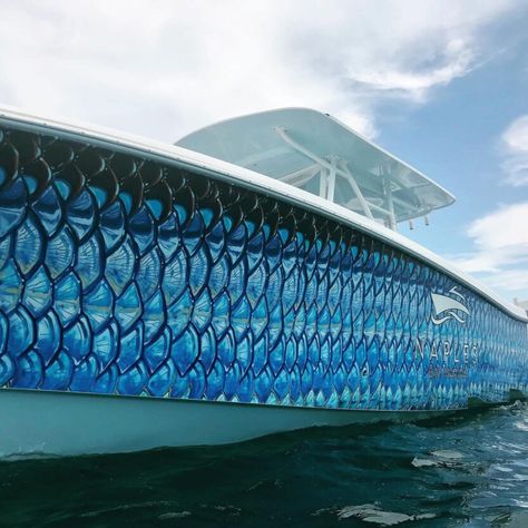 Pontoon Ideas, Boat Wraps, Boat Club, Boat Ideas, Vehicle Wraps, Event Branding, Ocean Conservation, Car Wrap, Blue Ombre