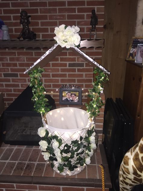 Diy Wedding wishing well Diy Wishing Well Wedding, Wishing Well Ideas Wedding, Diy Wedding Wishing Well, Diy Wishing Well, Wishing Well Ideas, Diy Wishing Wells, Well Ideas, Wishing Well Wedding, Wedding Wishing