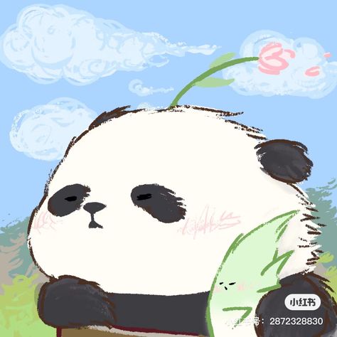 Panda Aesthetic Icon, Cute Pfp Aesthetic Discord, Panda Icons Aesthetic, Panda Drawing Simple, Panda Widget, Panda Profile, Aesthetic Panda, Panda Pfp, Panda Aesthetic