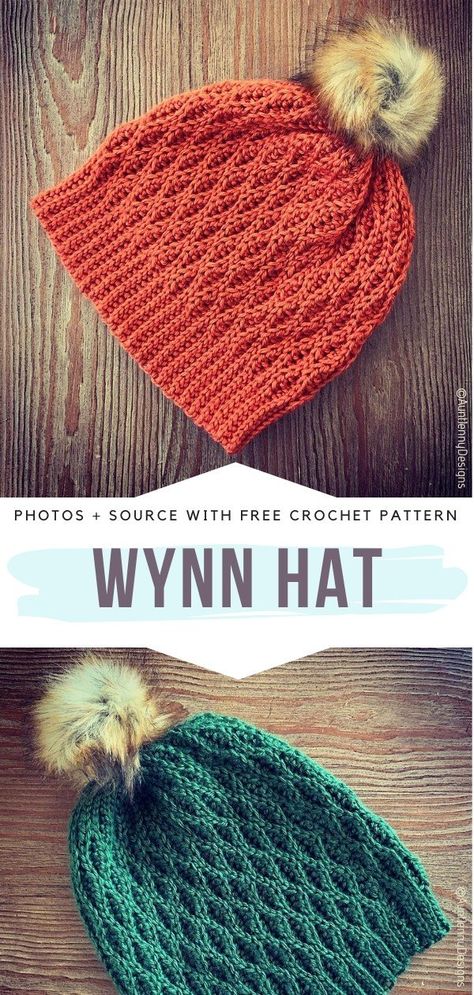 Simple Colors Hats Free Crochet Patterns - Free Crochet Patterns Crochet Hats Free Pattern Ladies, Crochet Adult Hat, Hat Patterns Free, Crochet Hat Free, Crochet Knit Hat, Bonnet Crochet, Crochet Beanie Pattern, Beginner Sewing, Crochet Hats Free Pattern