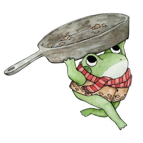 Paige Tompkins | 100% would let this little Yule lad steal my pans ——— #frog #frogart #watercolor #draweveryday #doodle #illustration #art #doodleart… | Instagram Pan Illustration, Frog Art, Doodle Illustration, Frog And Toad, Cute Frogs, Christmas Illustration, Book Art Drawings, Christmas Watercolor, Toad