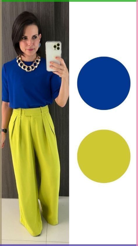 February 2024 Fashion Trends, Vibrant Color Outfit, Color Combinations For Clothes Women, Mode Ab 50, Outfit Denim, Colour Combinations Fashion, Color Combos Outfit, Verde Lima, Color Blocking Outfits