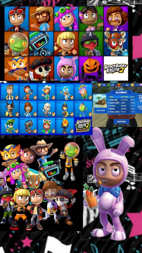 Have any of you guys ever played beach buggy racing? Or bb racing 2? If you have, please comment your favorite character. Buggy Racing, Beach Buggy, Favorite Character, Halloween, Quick Saves