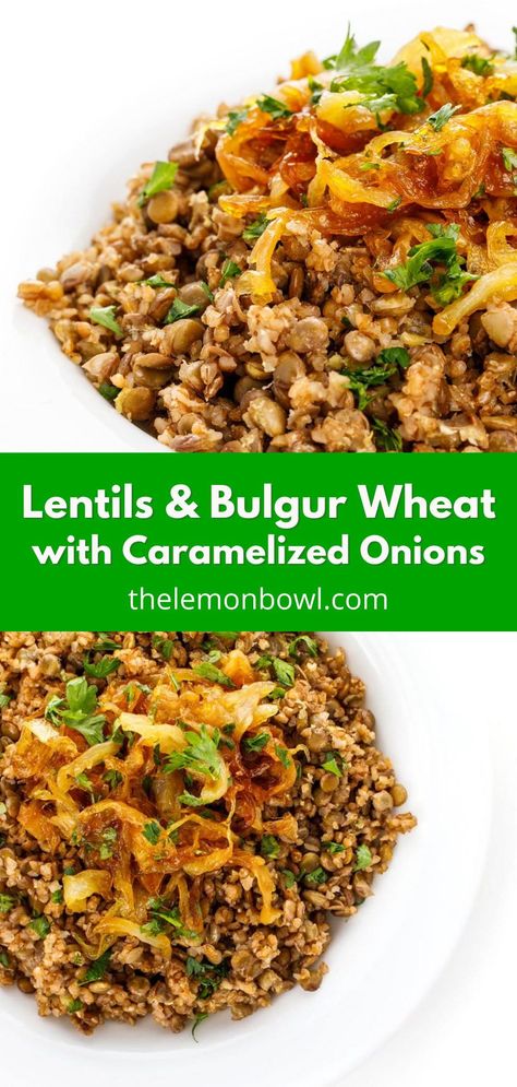 Bulgar Recipes, Bulgur Wheat Recipes, Bulgur Recipes, Bulgar Wheat, Bulgur Wheat, Easy Food Recipes, Lentil Dishes, Lemon Bowl, Wheat Recipes