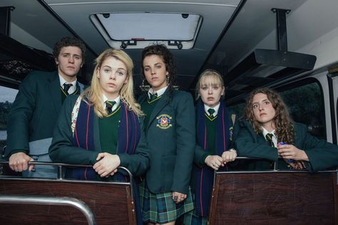 The Crown Series, 1980s Kids, Derry Girls, Northern Irish, Comic Book Store, Amy Poehler, Stranger Things Netflix, School Uniforms, Best Series