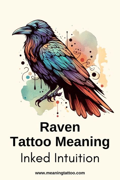 Why do raven tattoos captivate the imagination so? Explore the layers of meaning, from their intelligence and adaptability to their roles as messengers between worlds. Join us as we decode the symbolism behind these striking tattoos and offer insights into their deep connection with human psyche. Loved Ones Tattoos, Tattoos For Lost Loved Ones, Celtic Raven Tattoo, Raven Tattoo Meaning, Grunge Tattoos, Raven Tattoos, Tattoos Gone Wrong, Goth Tattoos, Sketch Model