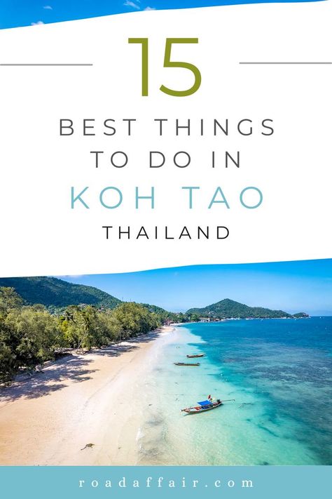 Discover the ultimate guide to the 15 Best Things to Do on Koh Tao, Thailand! From pristine beaches to thrilling diving spots, this article has it all. Click to explore and save for your next adventure! Diving Photos, Koh Lanta Thailand, Thailand Tourist, Koh Tao Thailand, Thai Islands, Thailand Adventure, Thailand Trip, Thailand Backpacking, Thailand Travel Tips