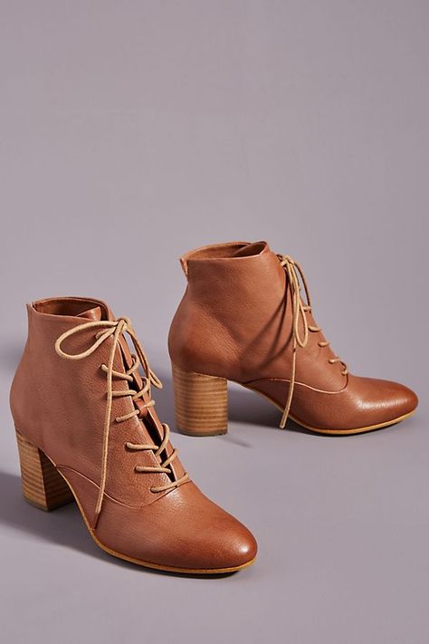 Silent D Lace-Up Ankle Boots | Anthropologie Cottagecore Boots, Best Boots, Honey Color, Anthropologie Shoes, Cute Sneakers, Lace Up Ankle Boots, Cool Boots, Platform Boots, High Heel Boots