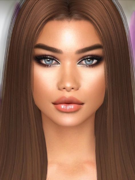 Sims 4 Female Face Cc, Sims 4 Cc Face Patreon, Sims4 Cc Eyebrows, The Sims 4 Cc Face, Sims Face Cc, Sims 4 Realistic Cc, Sims 4 Cc Face, Magic Hands, Nose Shapes