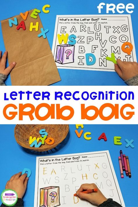 Pass The Letter Bag, Mystery Letter Bag, Letter Stations Kindergarten, Large Group Letter Activities Preschool, Alphabet Knowledge Activities, Letter Review For Preschool, Hands On Alphabet Activities Kindergarten, Alphabet Identification Activities, Hands On Letter Activities Preschool